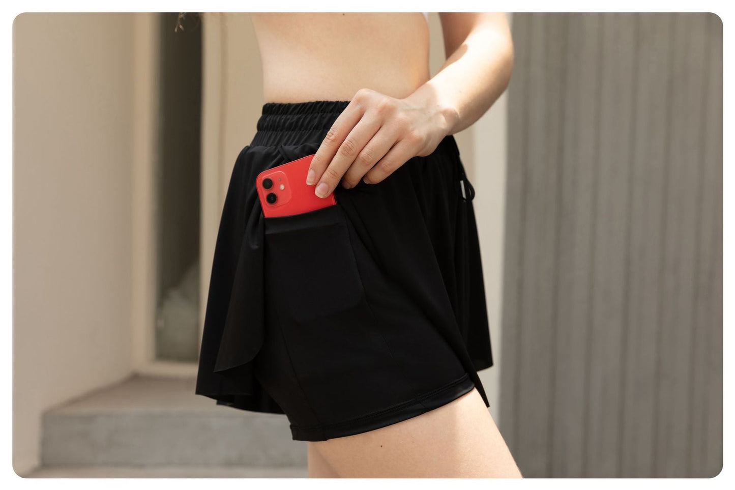 Yoga Shorts-Style Two-Piece