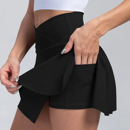 Women's High Waisted Pleated Tennis Golf Skorts