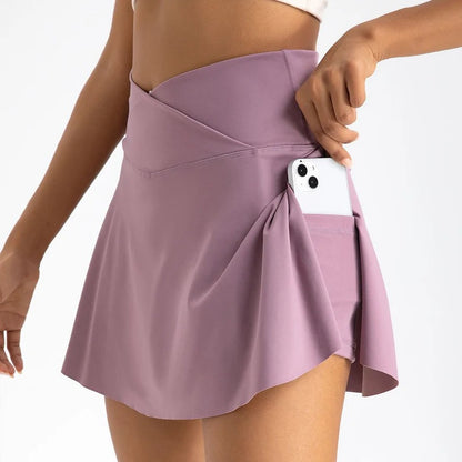 Women's High Waisted Pleated Tennis Golf Skorts
