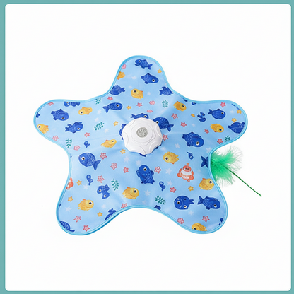 Interactive Cat Toys for Indoor Cats: Fluttering Butterfly, Moving Concealed Feathers, Realistic Animal Sounds - Rechargeable & Touch Activated Cat Toy for Bored Adult Cats