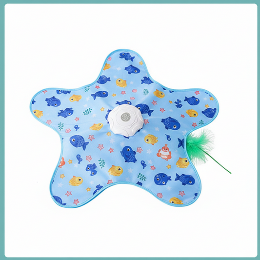 Interactive Cat Toys for Indoor Cats: Fluttering Butterfly, Moving Concealed Feathers, Realistic Animal Sounds - Rechargeable & Touch Activated Cat Toy for Bored Adult Cats