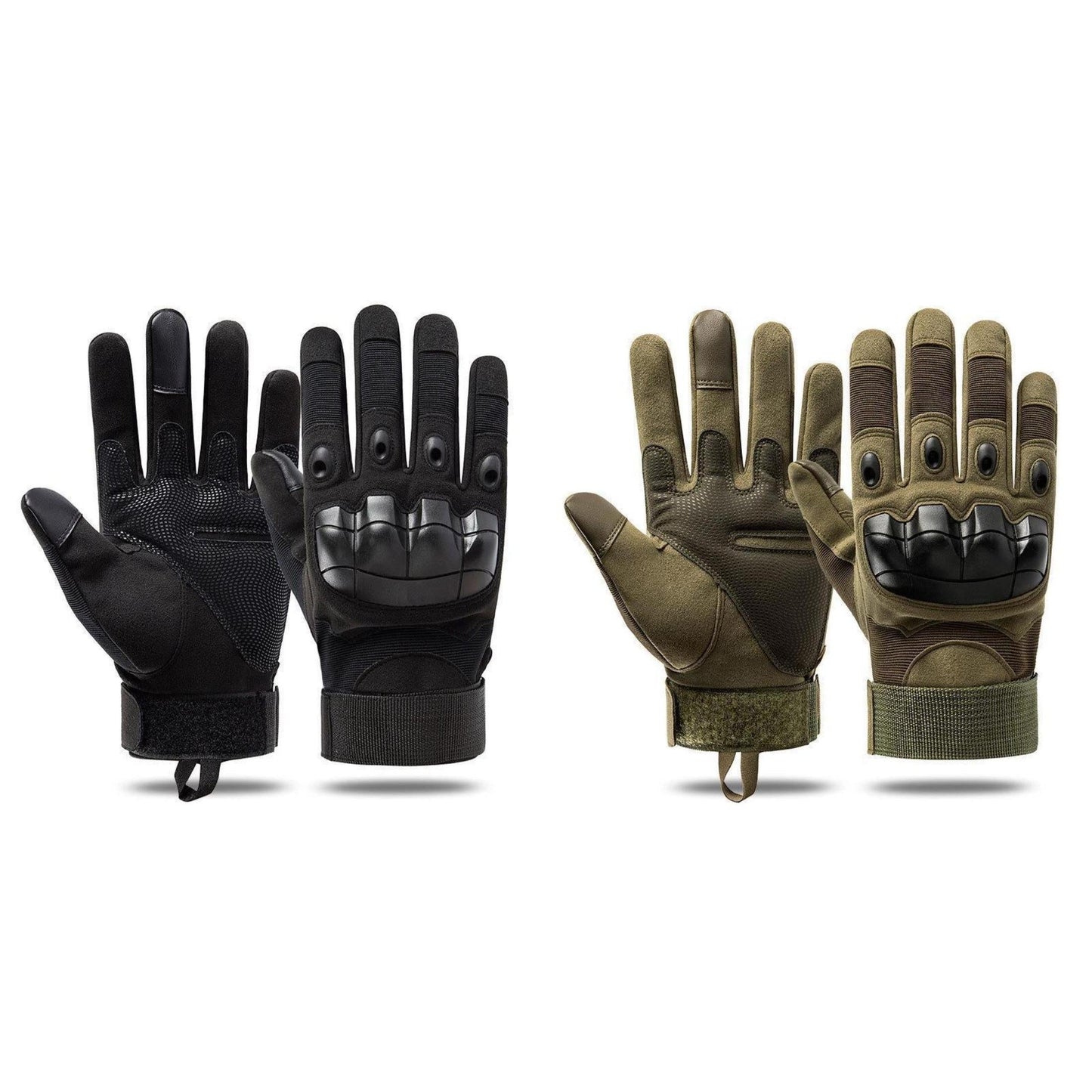 Tactical Full Finger Gloves - Soft Knuckle Protection, Touchscreen Non-Slip Breathable, For Outdoor Sports Motorcycle Riding Training Hunting, Men Women Work Gloves Father Gifts # dealsforyoudays