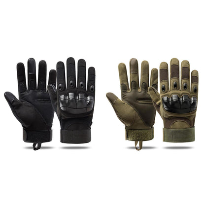 Tactical Full Finger Gloves - Soft Knuckle Protection, Touchscreen Non-Slip Breathable, For Outdoor Sports Motorcycle Riding Training Hunting, Men Women Work Gloves Father Gifts # dealsforyoudays
