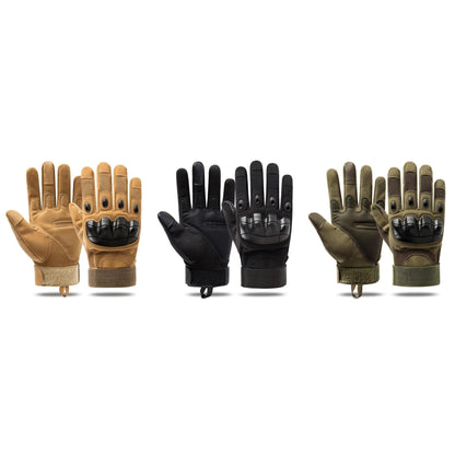 Tactical Full Finger Gloves - Soft Knuckle Protection, Touchscreen Non-Slip Breathable, For Outdoor Sports Motorcycle Riding Training Hunting, Men Women Work Gloves Father Gifts # dealsforyoudays